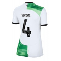 Liverpool Virgil van Dijk #4 Gostujuci Dres za Ženska 2023-24 Kratak Rukav